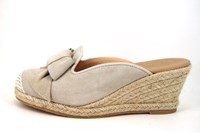 Sleehak espadrille muiltjes in kleine maten