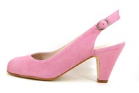 Sandalen met hak - Roze Quartz in kleine sizes