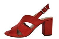 Sandaal - blokhakje -rood in kleine sizes
