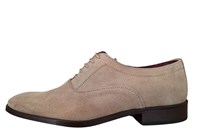 Nette Herenschoenen - beige suede in grote sizes