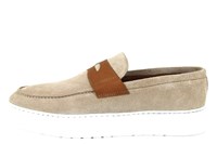 Sneaker Penny Loafers - beige suede in kleine maten