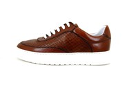 Luxe Leren Sneakers - bruin in kleine sizes