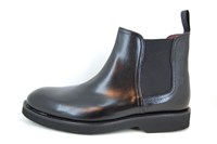 Chelsea Boots Heren - zwart leer in kleine sizes