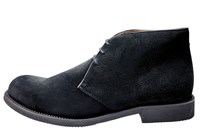 Desert boots heren - zwart suede in grote maten