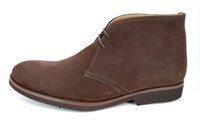Desert boots heren - bruin suede in grote sizes
