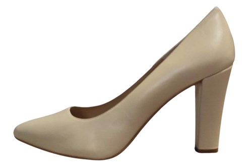 Aanpassing conjunctie Miniatuur Beige Pumps Hoge Hakken - amandel | Kleine Maten | Trouwschoenen | Stravers  Luxe Schoenen