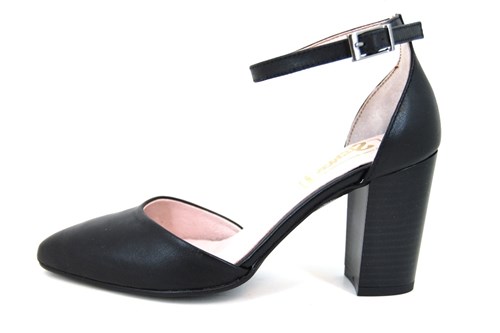 Pumps zwart met bandje shop