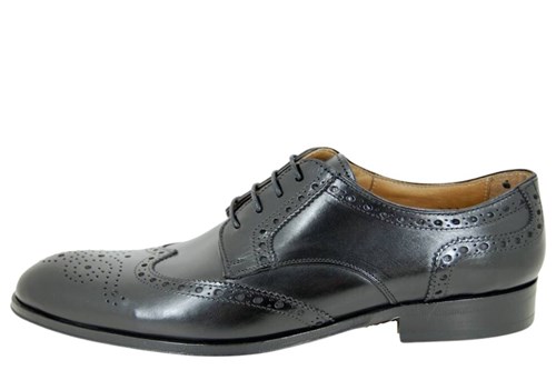 Brogues - zwart Kleine Maten | Geklede herenschoenen | Stravers Luxe Schoenen