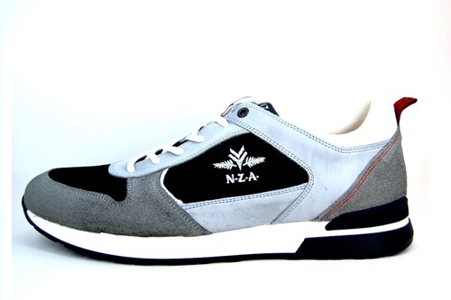 Luxe Leren Sneakers - grijs