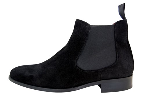 Stijlvolle Chelsea Boots Heren - zwart suede | Kleine Maten | | Stravers Luxe Schoenen