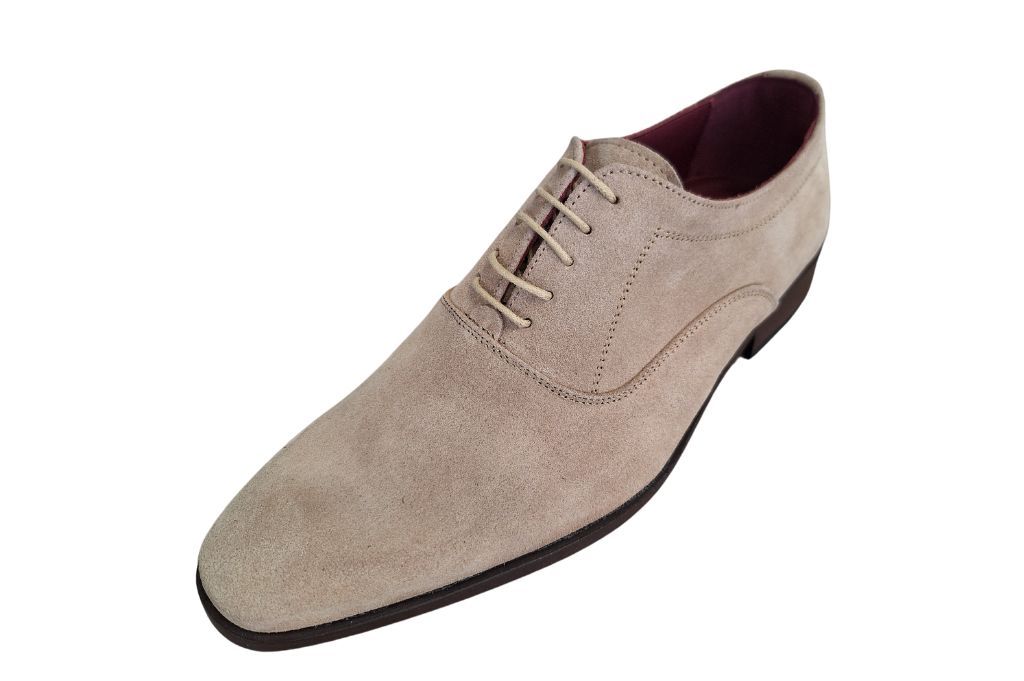 puur regel blootstelling Nette Herenschoenen - beige suede | Kleine Maten | Geklede herenschoenen |  Stravers Luxe Schoenen